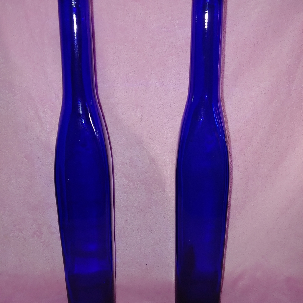 Cobalt blue glass.